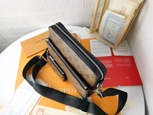 ルイヴィトンバッグ側面デザイン